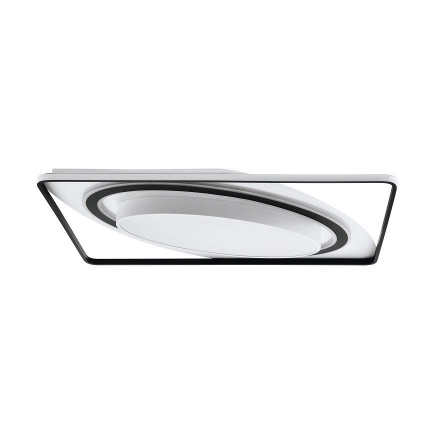 Eglo - LED Zatemnitvena stropna svetilka LED/28W/230V+LED/13W+ LED/2,8W 3000-6500K črna + Daljinski upravljalnik