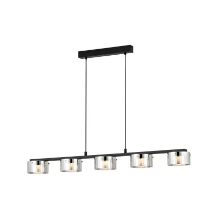 Eglo - LED Zatemnitveni lestenec na vrvici 5xLED/5,4W/230V