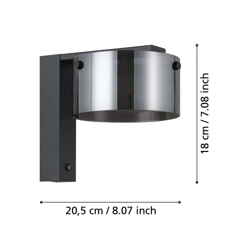 Eglo - LED Zatemnitvena stenska svetilka 1xLED/7,2W/230V
