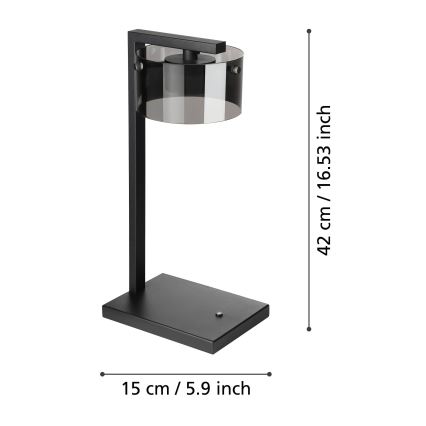 Eglo - LED Zatemnitvena namizna svetilka 1xLED/7,2W/230V