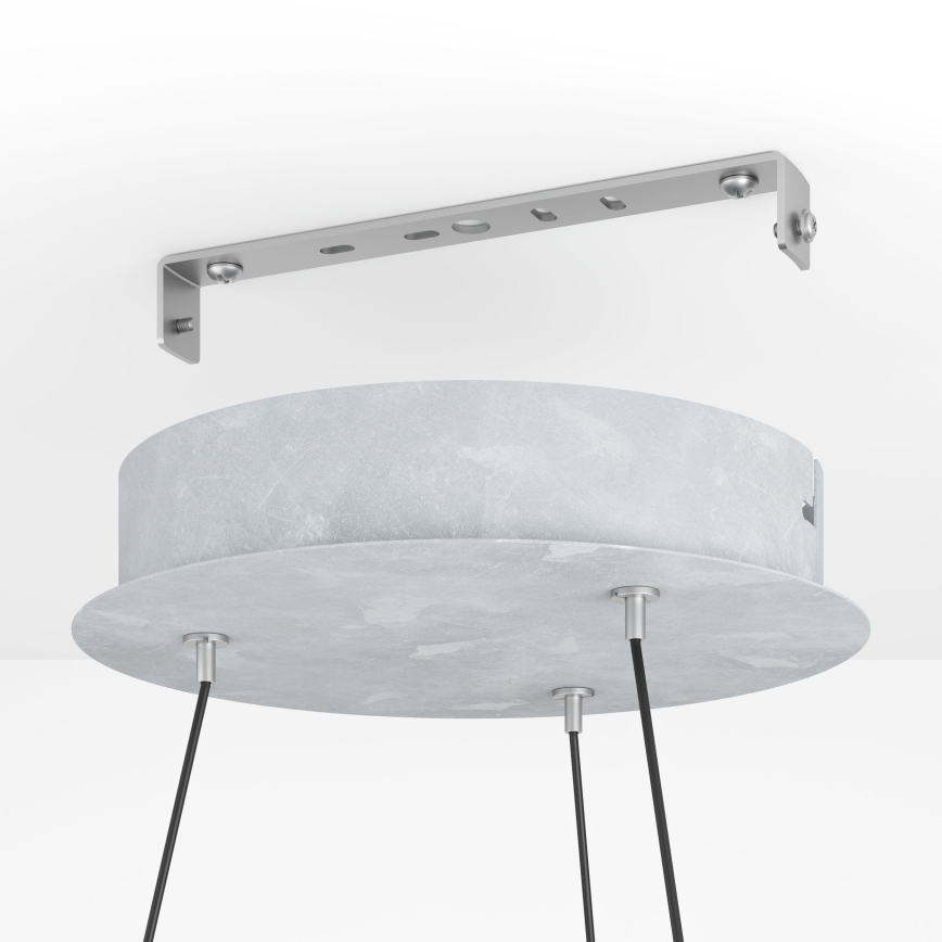 Eglo - LED Zatemnitveni lestenec na vrvici LED/36W/230V 3000K siva/hrast