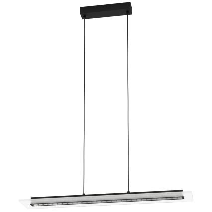 Eglo - LED Zatemnitveni lestenec na vrvici LED/57,5W/230V 3000K črna + Daljinski upravljalnik