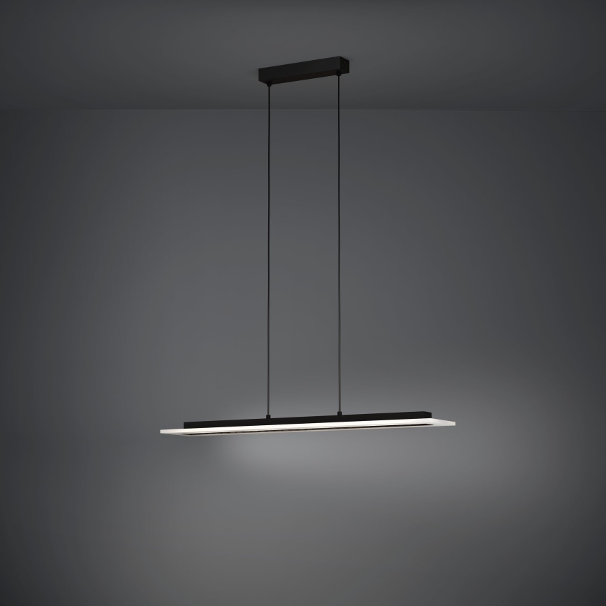 Eglo - LED Zatemnitveni lestenec na vrvici LED/57,5W/230V 3000K črna + Daljinski upravljalnik