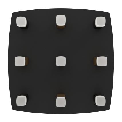 Eglo - LED Zatemnitvena stropna svetilka 9xLED/3,1W/230V 3000K antracit/zlata
