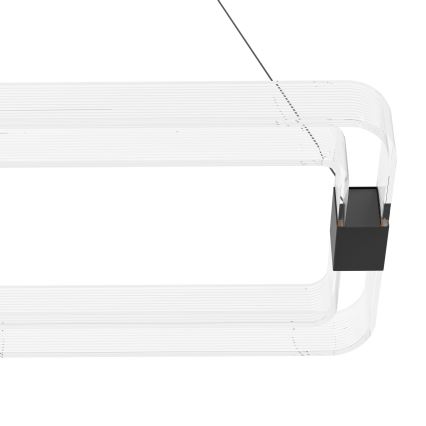 Eglo - LED Zatemnitveni lestenec na vrvici LED/39,2W/230V 3000K črna