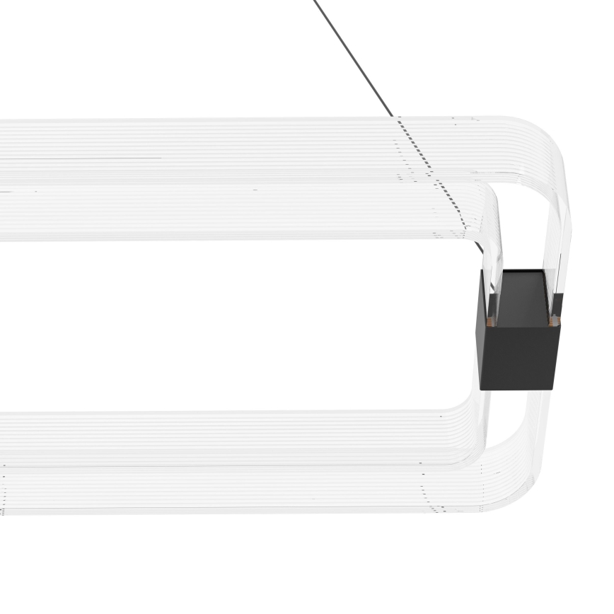 Eglo - LED Zatemnitveni lestenec na vrvici LED/39,2W/230V 3000K črna