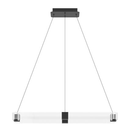Eglo - LED Zatemnitveni lestenec na vrvici LED/39,2W/230V 3000K črna