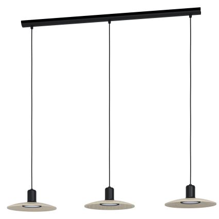 Eglo - LED Lestenec na vrvici 3xGU10/4,6W/230V 3000K