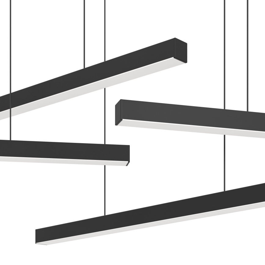 Eglo - LED Zatemnitveni lestenec na vrvici 6xLED/8,4W/230V 3000K črna