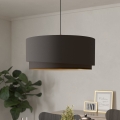 Eglo 39931 - Lestenec na vrvici MANDERLINE 1xE27/40W/230V rjava/zlata