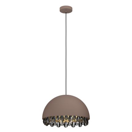 Eglo - Lestenec na vrvici 1xE27/40W/230V rjava