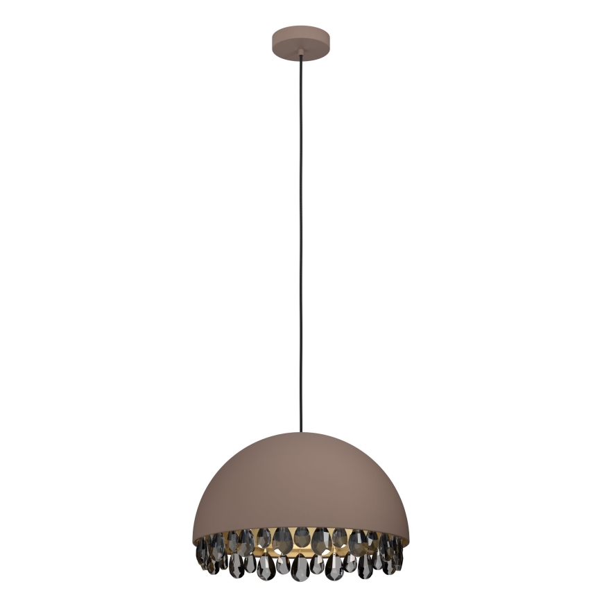 Eglo - Lestenec na vrvici 1xE27/40W/230V rjava