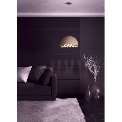 Eglo - Lestenec na vrvici 1xE27/40W/230V rjava
