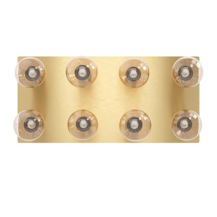 Eglo - Stropna svetilka 8xE27/40W/230V zlata