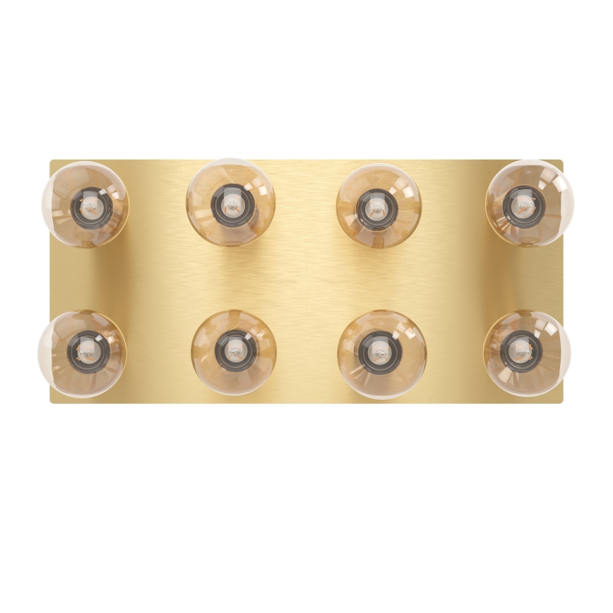 Eglo - Stropna svetilka 8xE27/40W/230V zlata