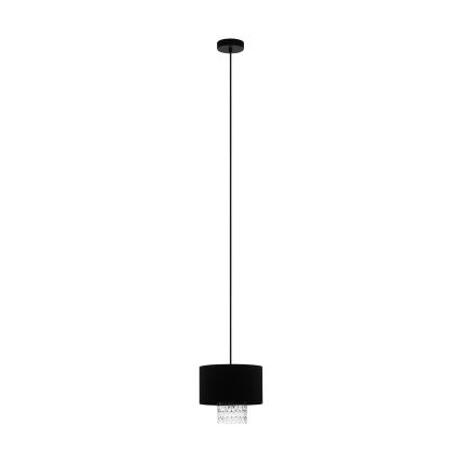 Eglo - Lestenec na vrvici 1xE27/40W/230V črna