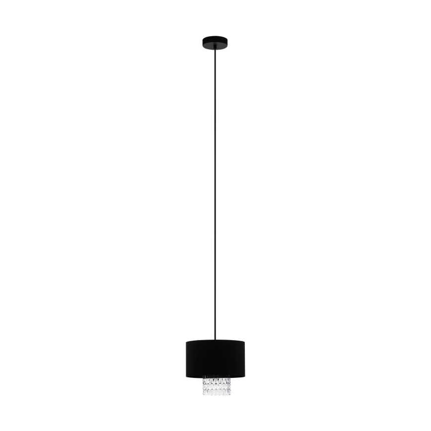 Eglo - Lestenec na vrvici 1xE27/40W/230V črna