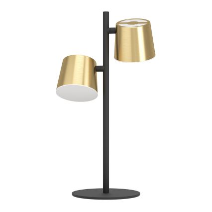 Eglo - LED Namizna svetilka 2xGU10/4,6W/230V 3000K zlata