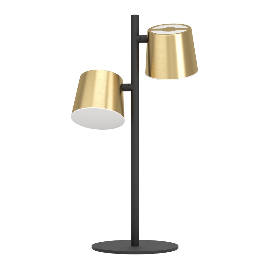 Eglo - LED Namizna svetilka 2xGU10/4,6W/230V 3000K zlata