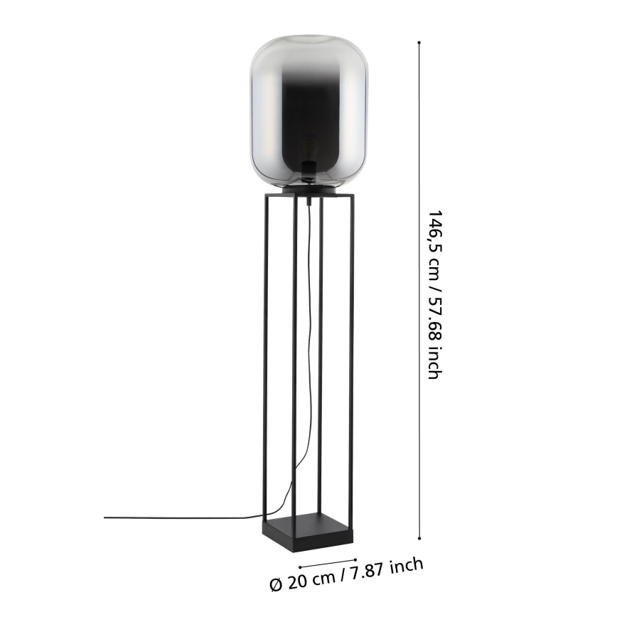 Eglo - Talna svetilka 1xE27/40W/230V dimna