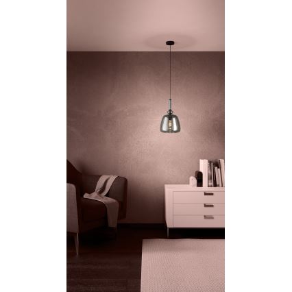 Eglo - Lestenec na vrvici 1xE27/40W/230V dimna
