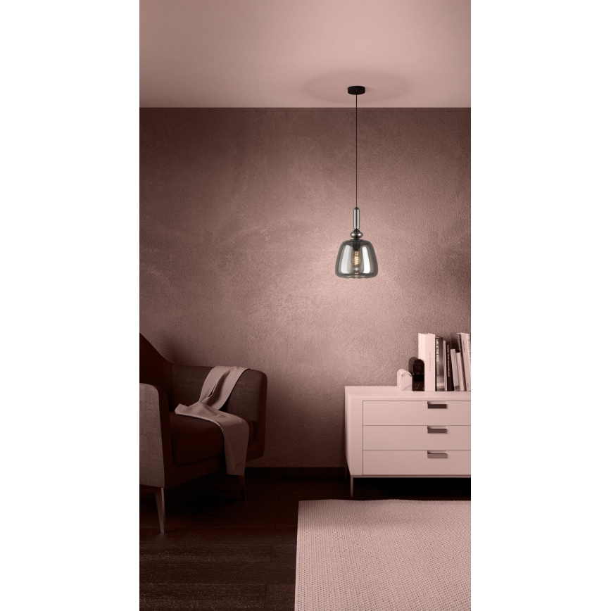 Eglo - Lestenec na vrvici 1xE27/40W/230V dimna