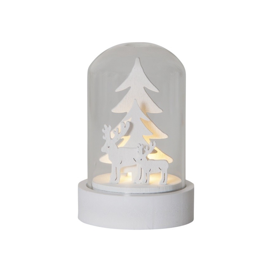 Eglo - SET 3x LED Božična dekoracija 1xLED/0,06W/1xCR2032 bela
