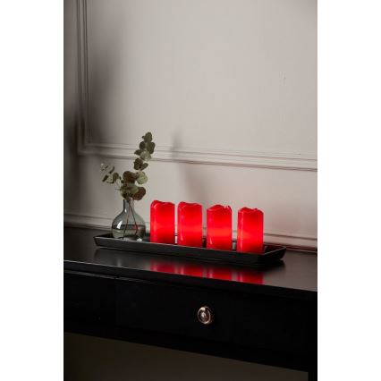 Eglo - KOMPLET 4x LED božična dekoracija ADVENT LED/0,18W/2xCR2032 + daljinski upravljalnik