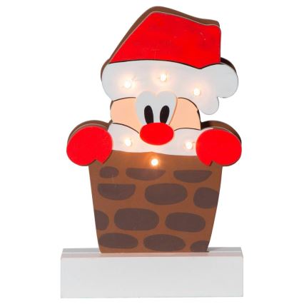Eglo - LED Božična dekoracija 6xLED/0,06W/2xAA Santa