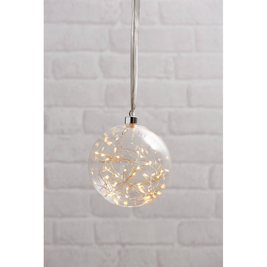 Eglo - LED Božični okrasek 40xLED/0,064W/2xAA pr. 15 cm
