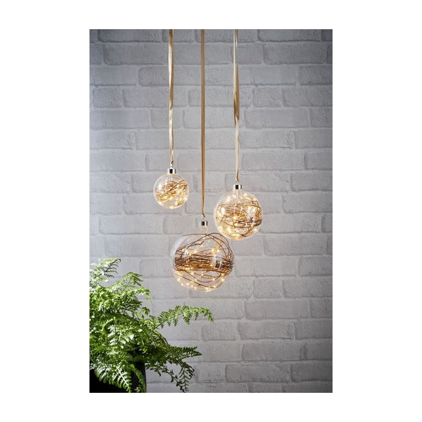 Eglo - LED Božična dekoracija 15xLED/0,064W/3xAA