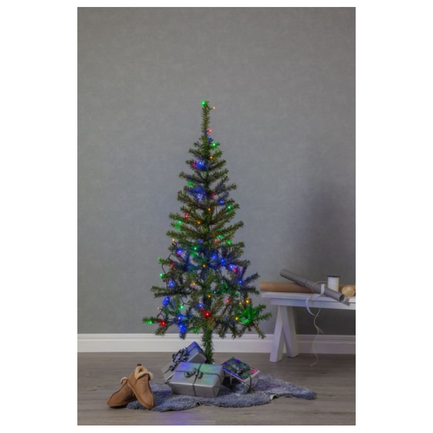 Eglo - LED zunanji svetlobni niz, 80 LED, 8 m, IP44, večbarven