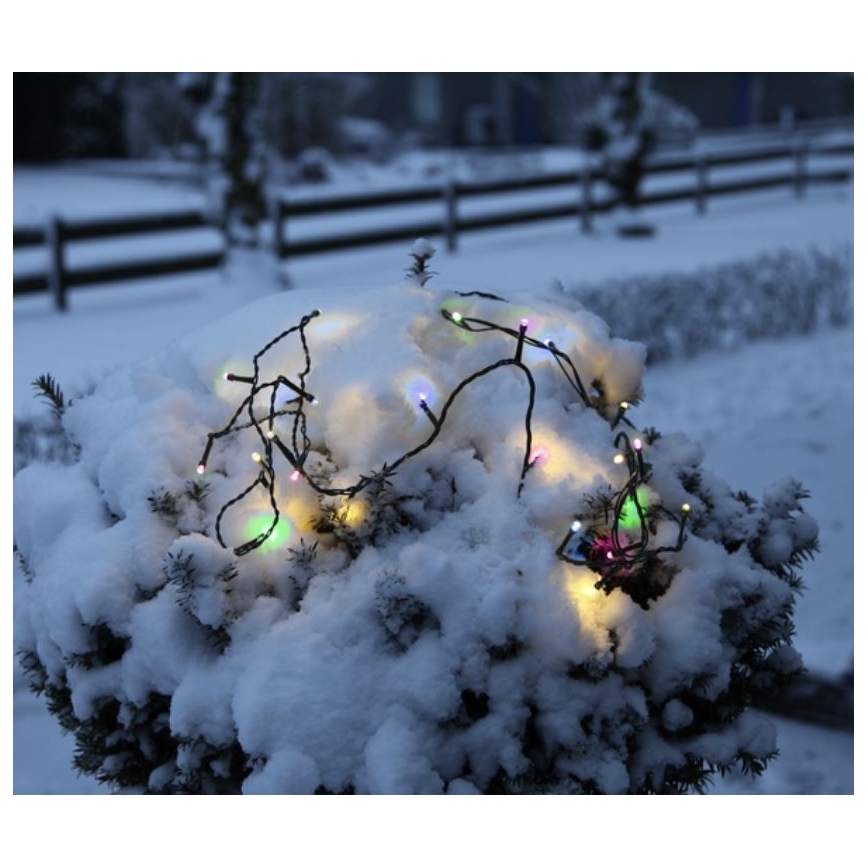 Eglo - LED zunanji svetlobni niz, 80 LED, 8 m, IP44, večbarven