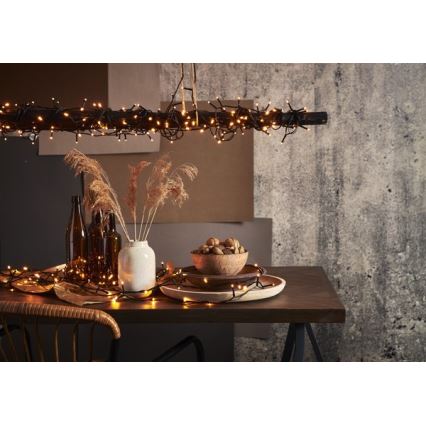 Eglo - LED zunanji svetlobni niz 80xLED 10,5m IP44 topla bela