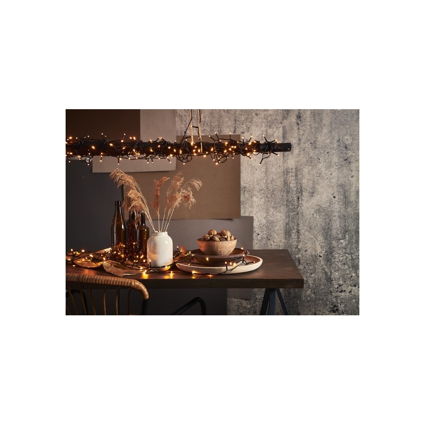 Eglo - LED zunanji svetlobni niz 80xLED 10,5m IP44 topla bela