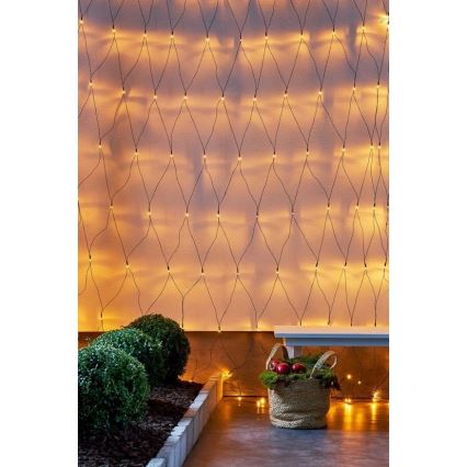 Eglo - LED Zunanja božična veriga 160xLED 2m IP44 topla bela