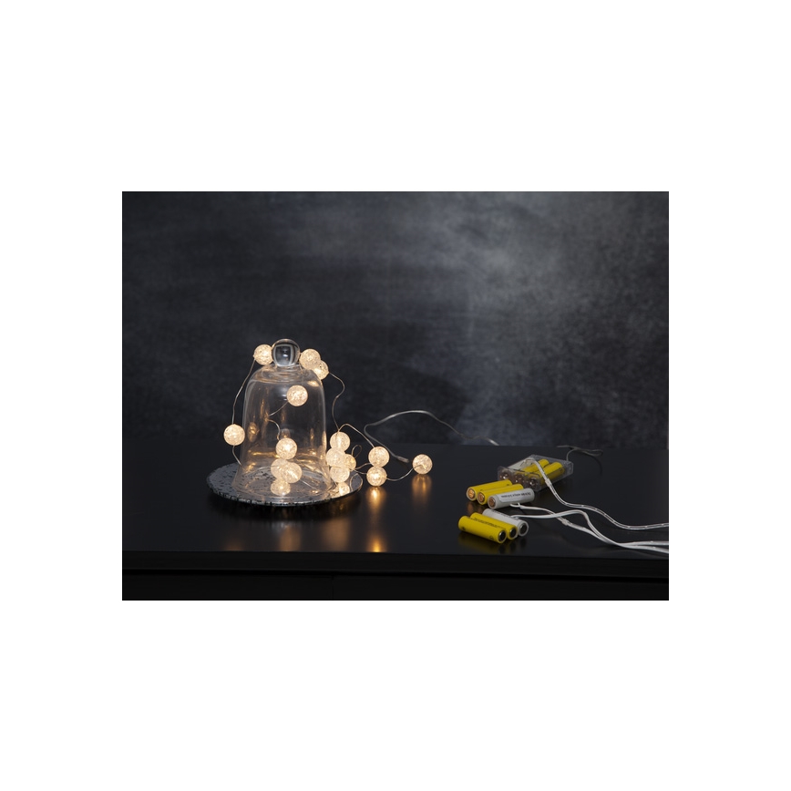 Eglo - LED Božič řetěz15xLED/3xAA 1,4m