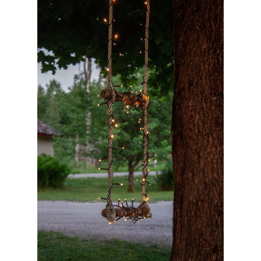 Eglo - LED Zunanja božična veriga 160xLED 11,2 m topla bela IP44