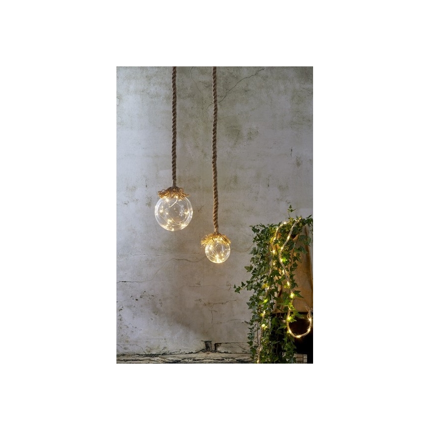 Eglo - LED Božična dekoracija 15xLED/0,06W/3xAA