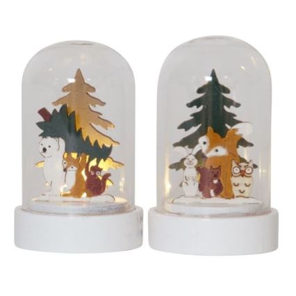 Eglo - KOMPLET 2x LED božičnih okraskov LED/0,03W/1xCR2032