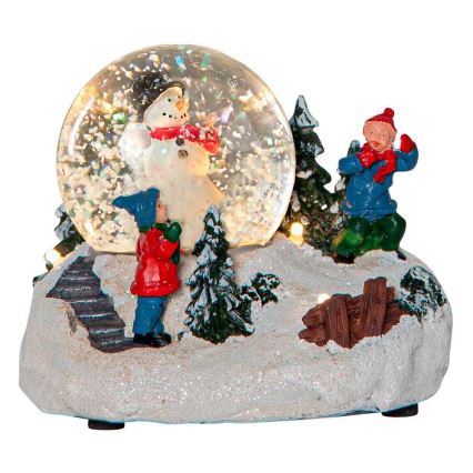 Eglo 411482 - LED Božična dekoracija WINTERVILLE LED/2xAAA sneg globus