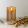 Eglo 411498 - LED Sveča FLAMME RUSTIC LED/2xAA zlata