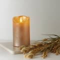 Eglo 411499 - LED sveča FLAMME RUSTIC LED/2xAA zlata