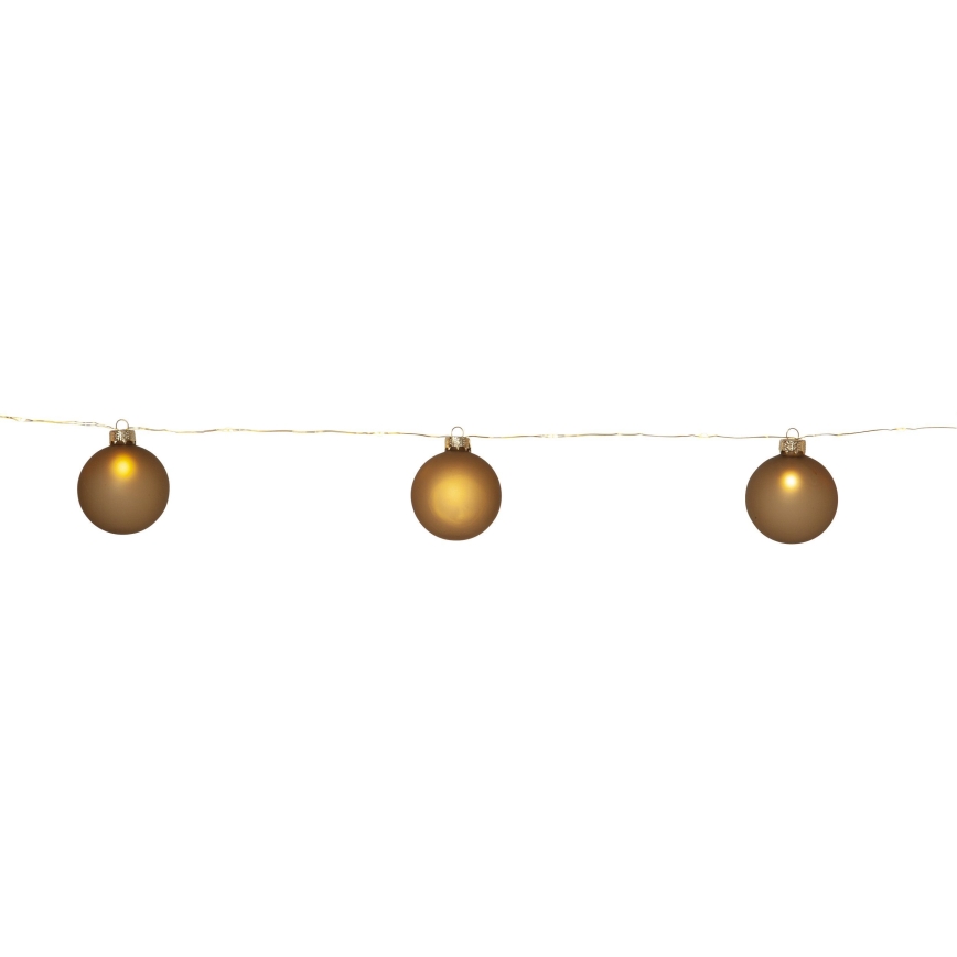 Eglo 411557 - veriga BLISS 22xLED/3xAA 2,6m topla bela