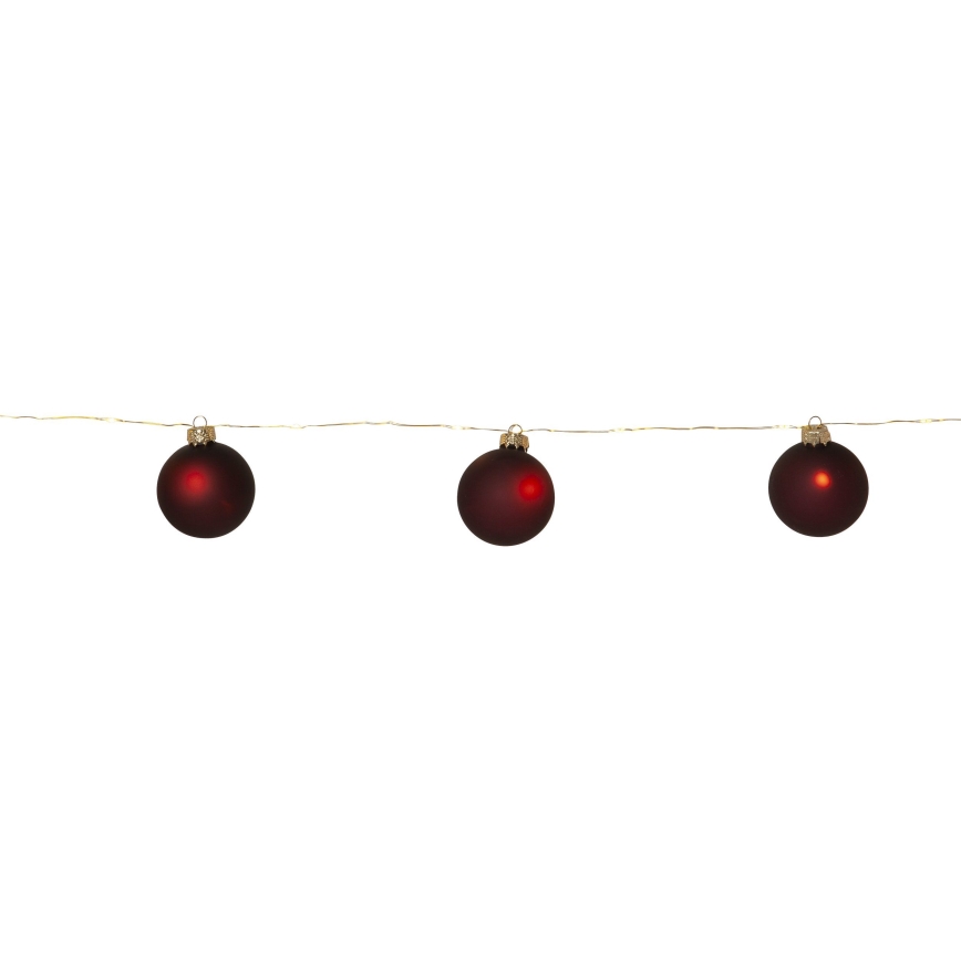 Eglo 411559 - Dekorativna veriga BLISS 22xLED/3xAA 1,6m topla bela