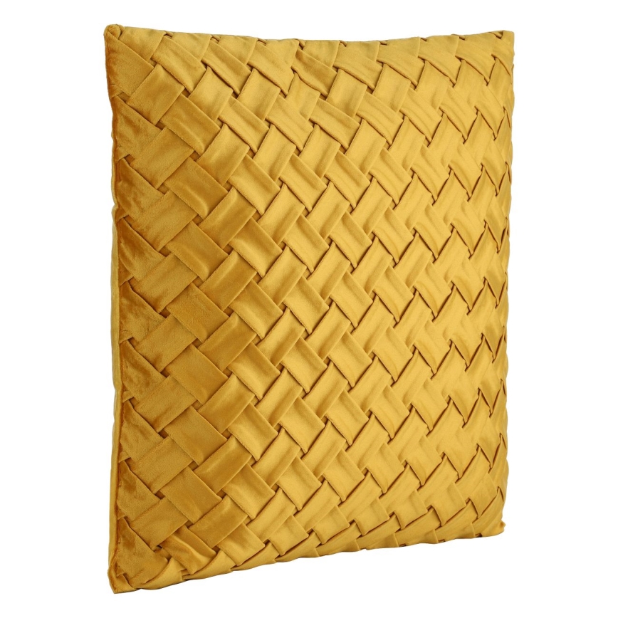 Eglo - Okrasni vzglavnik 45x45 cm rumena