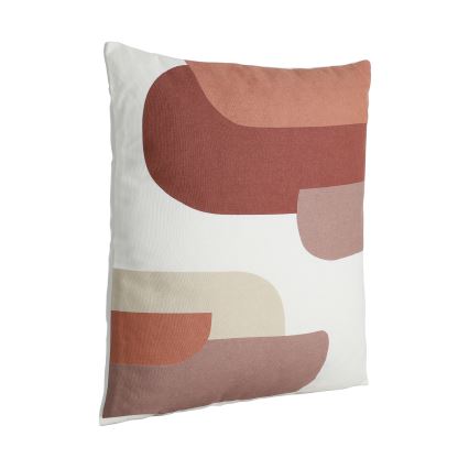 Eglo 420007 - Dekorativna blazina CHEVERY 45x45 cm bela/rdeča