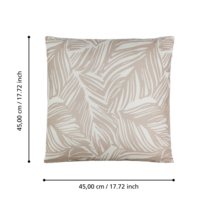 Eglo 420011 - Dekorativna blazina CHEVERY 45x45 cm bežna