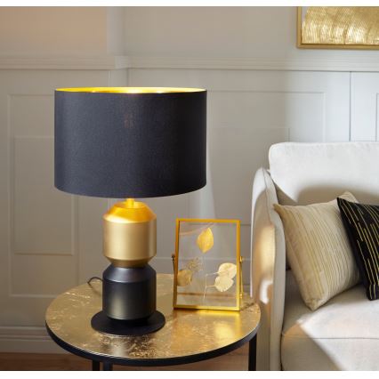 Eglo 420018 - Dekorativna blazina CHEVERY 30x50 cm kremna/zlata