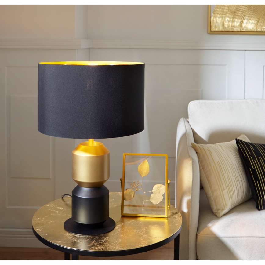 Eglo 420018 - Dekorativna blazina CHEVERY 30x50 cm kremna/zlata